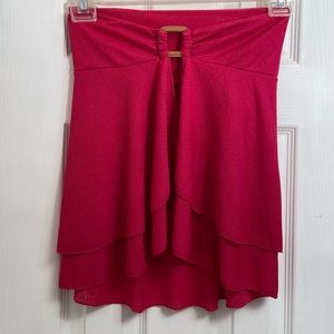 Athletic Works women pink knit cover up with open front. Size S. Used.